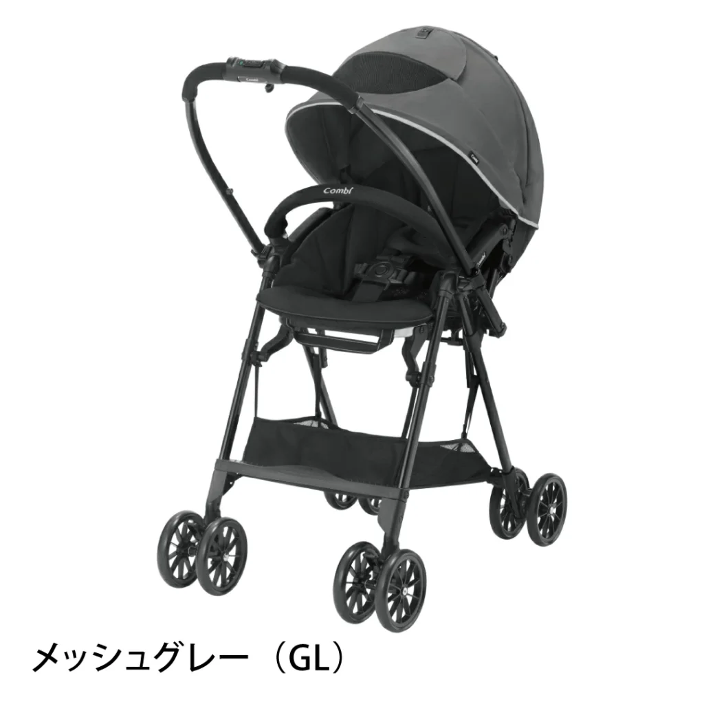 「コンビ スゴカル air エッグショック MN」のメッシュグレー