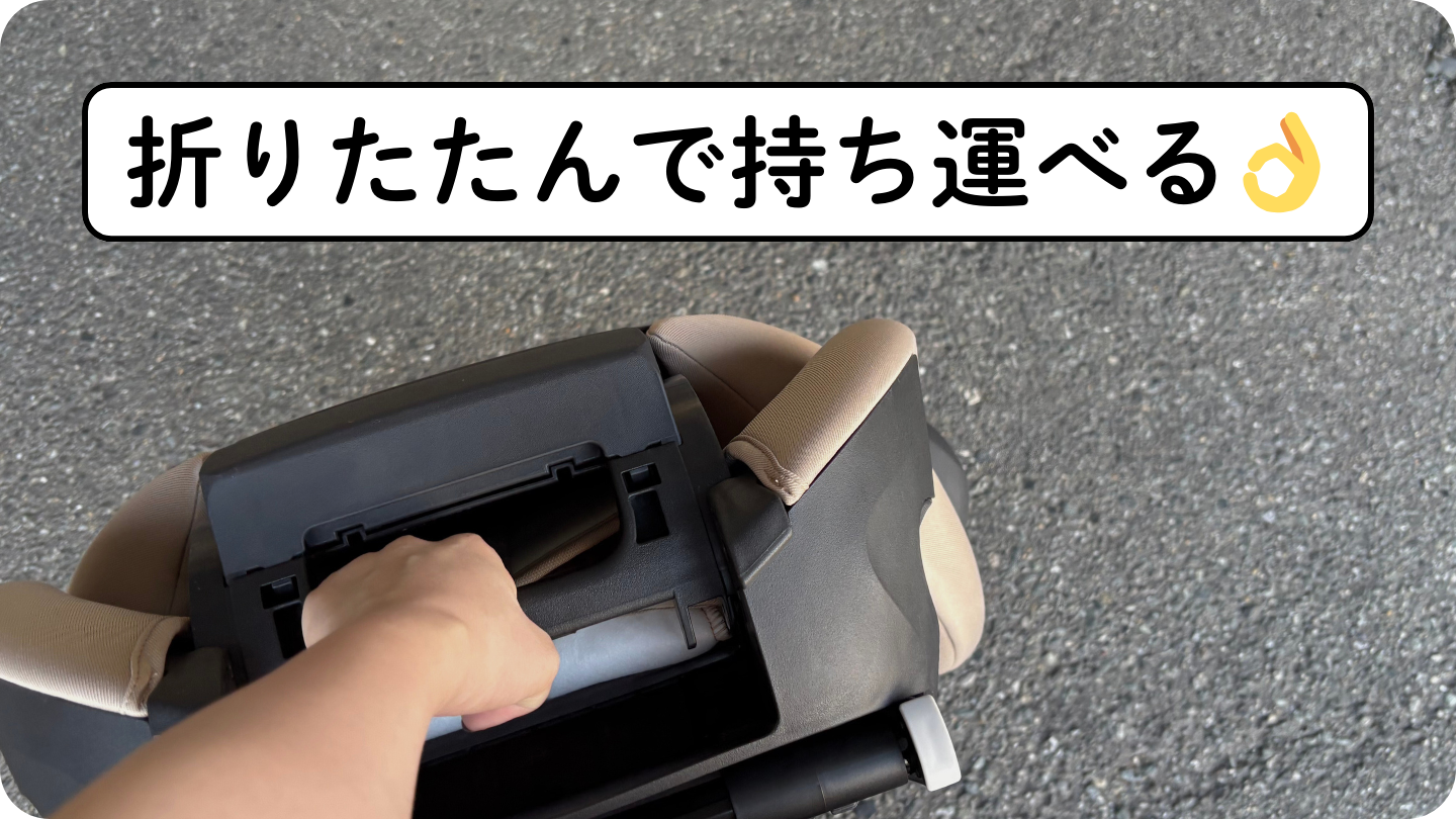 サイベックスソリューションG2は折りたたんで持ち運べる