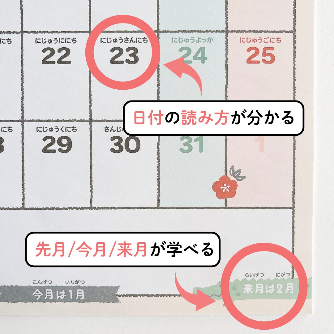 たのしく学べる知育カレンダー! 2026 ぬりえキッズ③