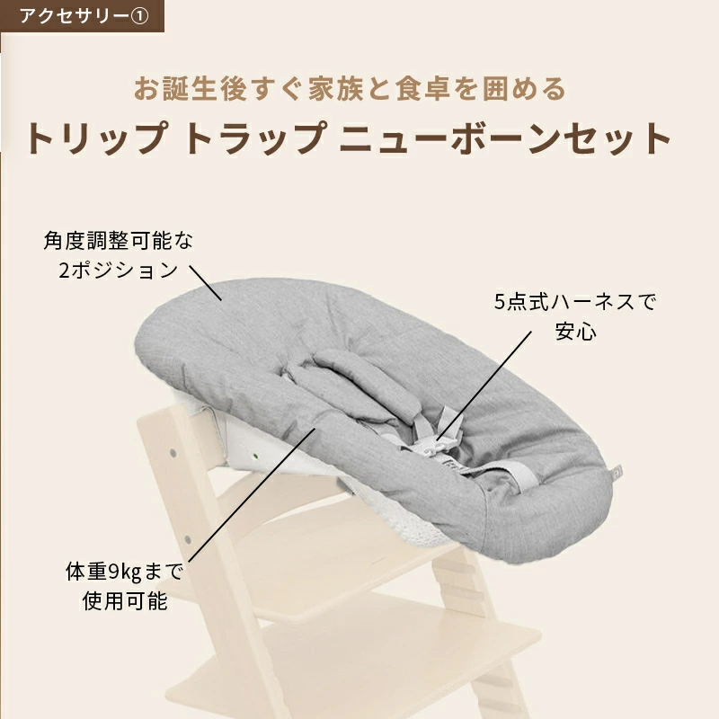 トリップトラップのニューボーンセット