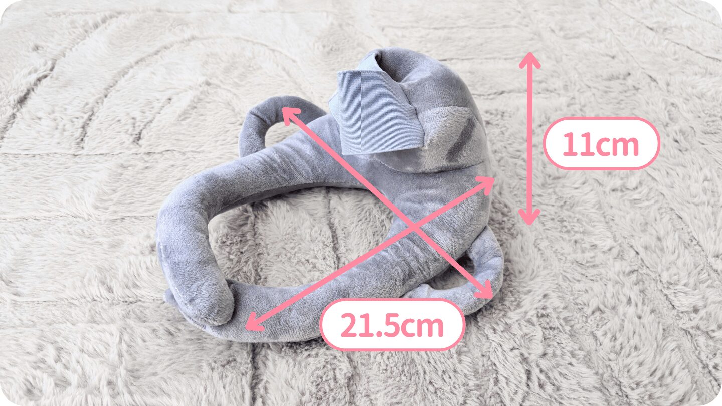 CocoPon哺乳瓶ホルダーのサイズ