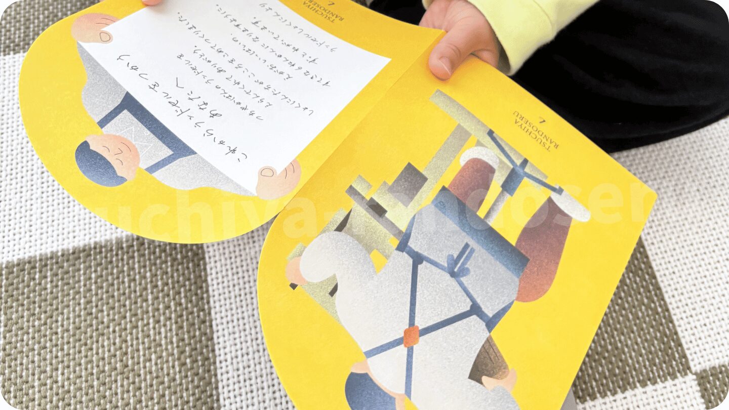 土屋鞄のランドセルが届いた様子