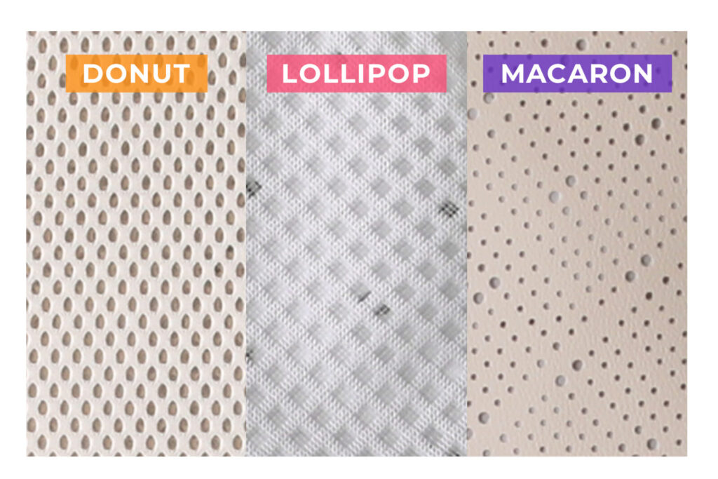 エアラブ5のシートは空気の通り道が拡大&増量