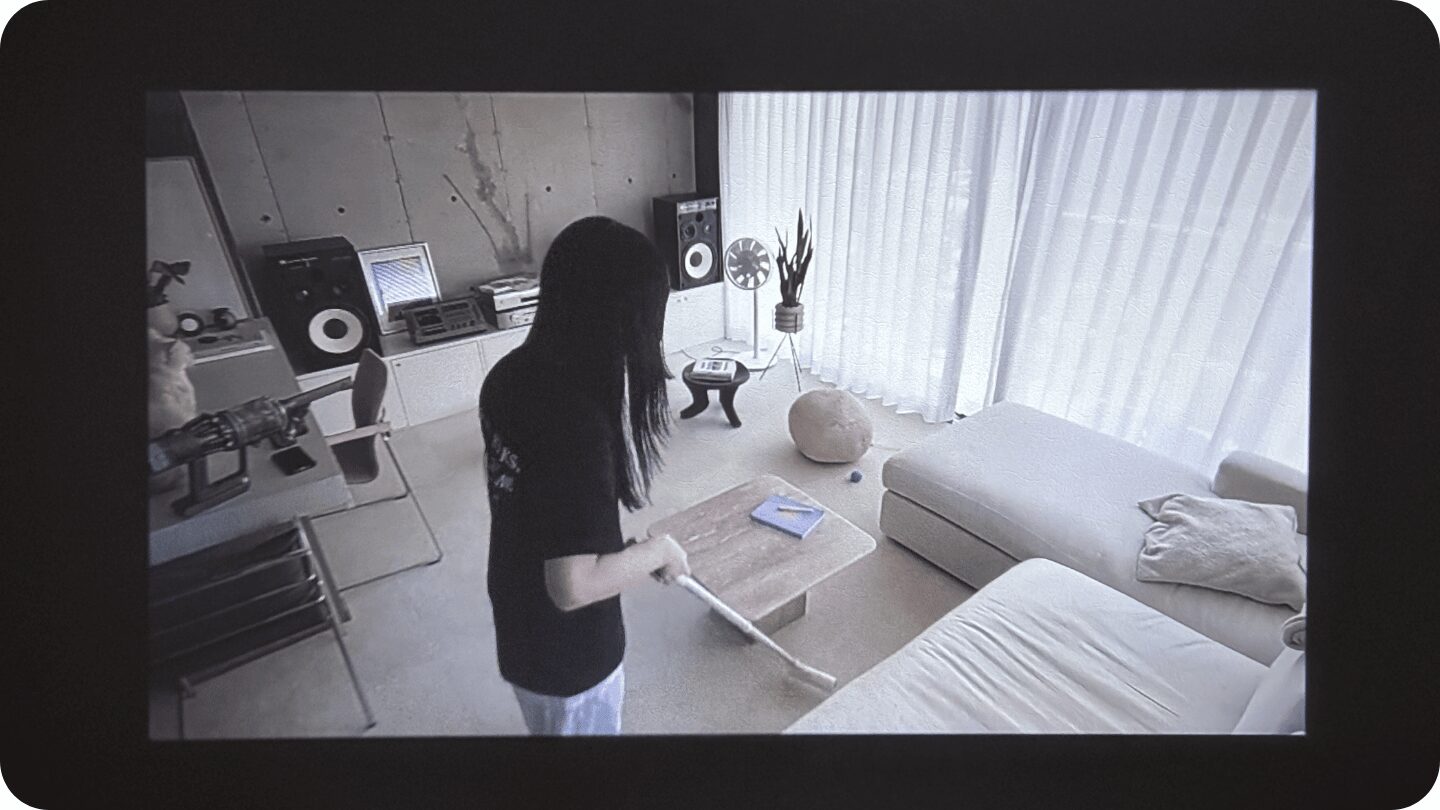 AstrumプロジェクターでYouTube視聴した様子①